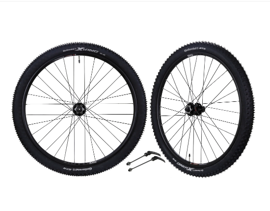 WTB SX19 Mountain Bike MTB Bicycle Novatec Hubs & Continental X-King Tires Wheelset 11speed 27.5" QR Quick Release Front & Rear -Compatible with Shimano & Sram 8 9 10 11 Speed