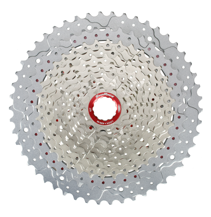 Sunrace MZ91 Mountain Bike HG 12 Speed Cassette Silver 10-50T