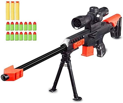 Toy Gun, Military Combat Barrett Sniper Rifle, Children Outdoor CS Soft Bullet Toy Sniper Rifle