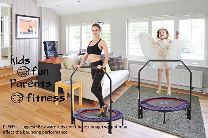 75% off Amazon!!! PLENY 40" Mini Rebounder Trampoline Foldable Fitness Gym Exercis