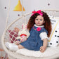 New Design Density Curls As Princess Reborn Baby Dolls Lifelike 60 CM Toddler!!!