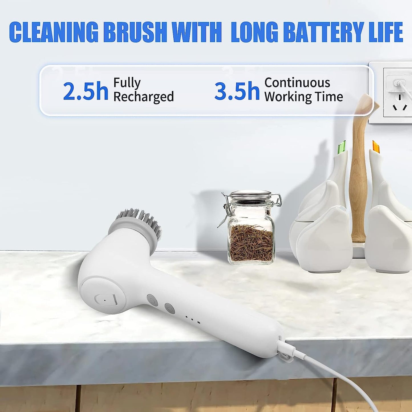 70% off ebay!!! Electric Spin Scrubber, Cordless Power Scrubber Cleaning Brush with Auto Deterge