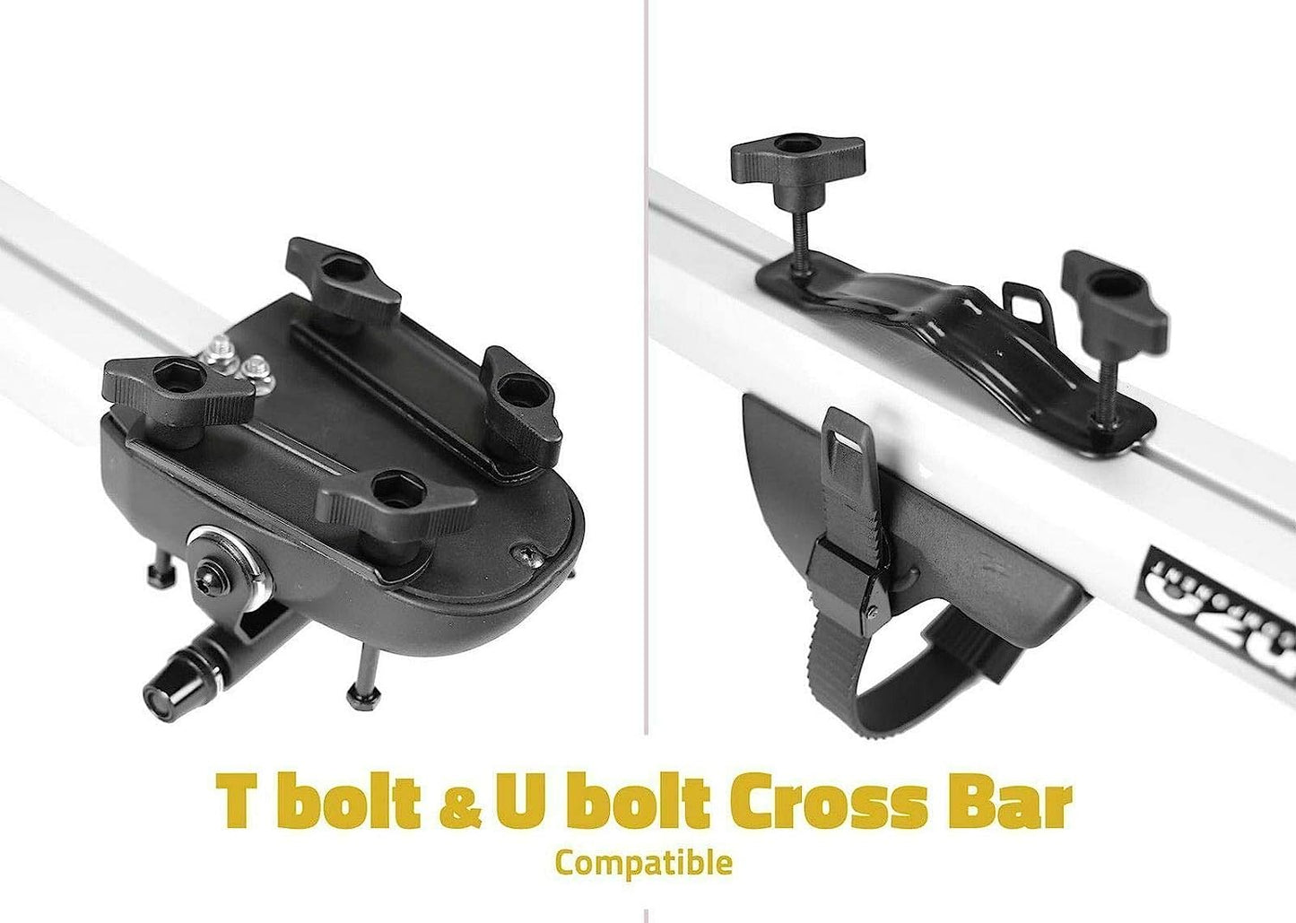 $60 off! VENZO Aluminum Car Roof Bike Carrier Fork Mount Rack Clamp on or T Bolt