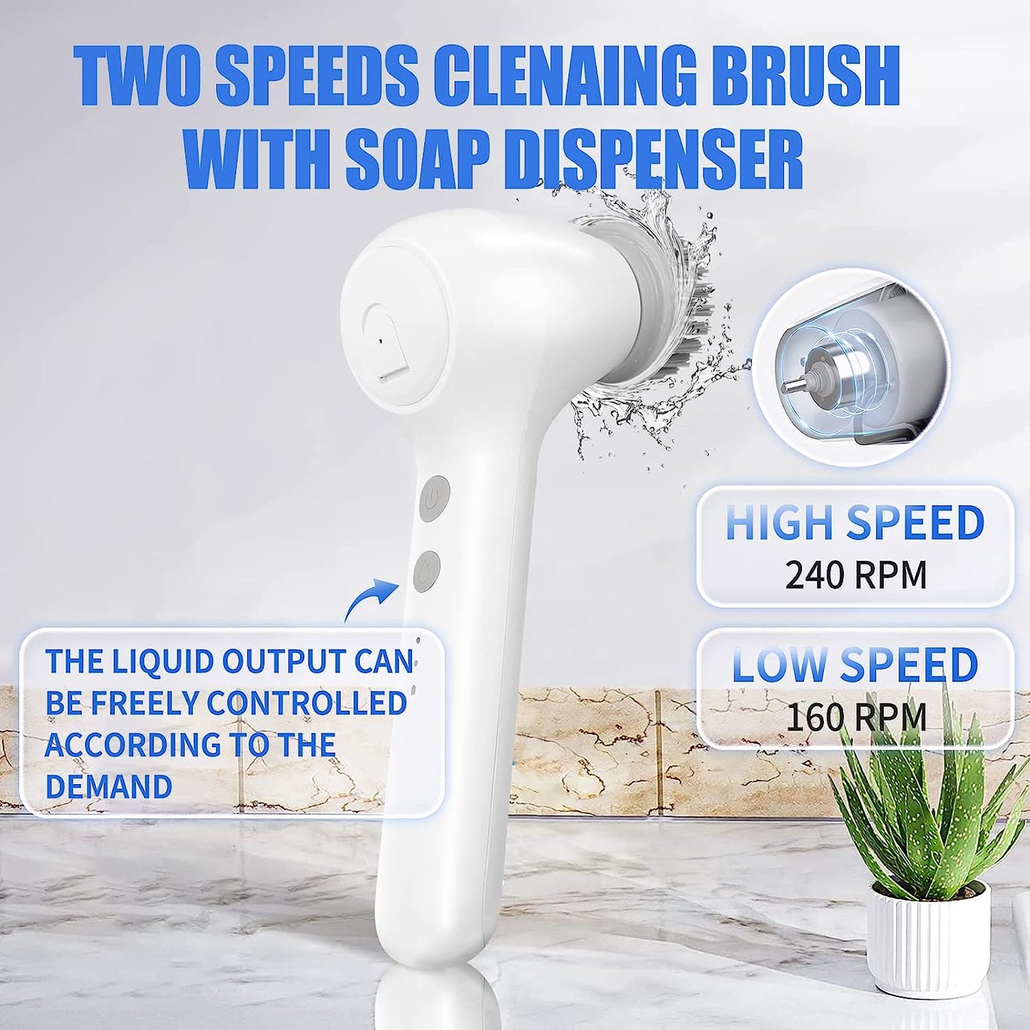 70% off ebay!!! Electric Spin Scrubber, Cordless Power Scrubber Cleaning Brush with Auto Deterge