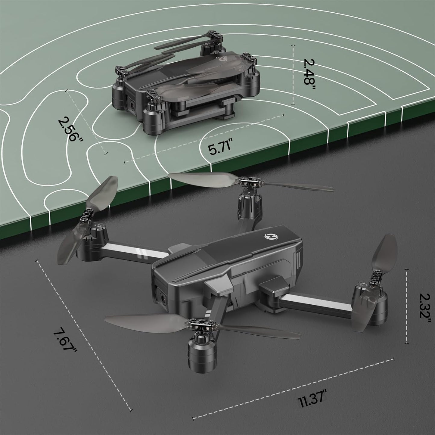 $30 0ff!!! Holy Stone HS440 Foldable FPV Drone with 1080P WiFi Camera for Adult Beginners and Kids; Voice Gesture Control RC Quadcopter with Modular Battery for long flight time, Auto Hover, Carrying Case