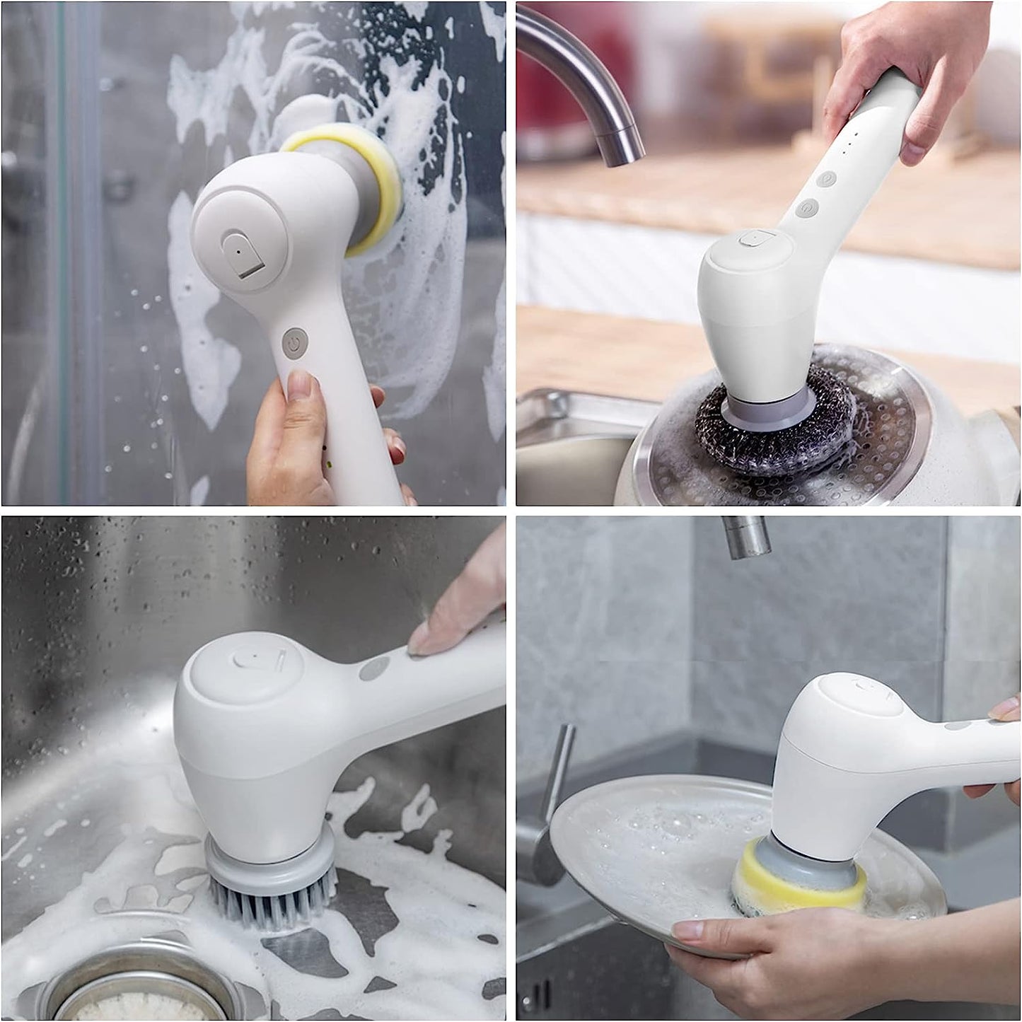 70% off ebay!!! Electric Spin Scrubber, Cordless Power Scrubber Cleaning Brush with Auto Deterge