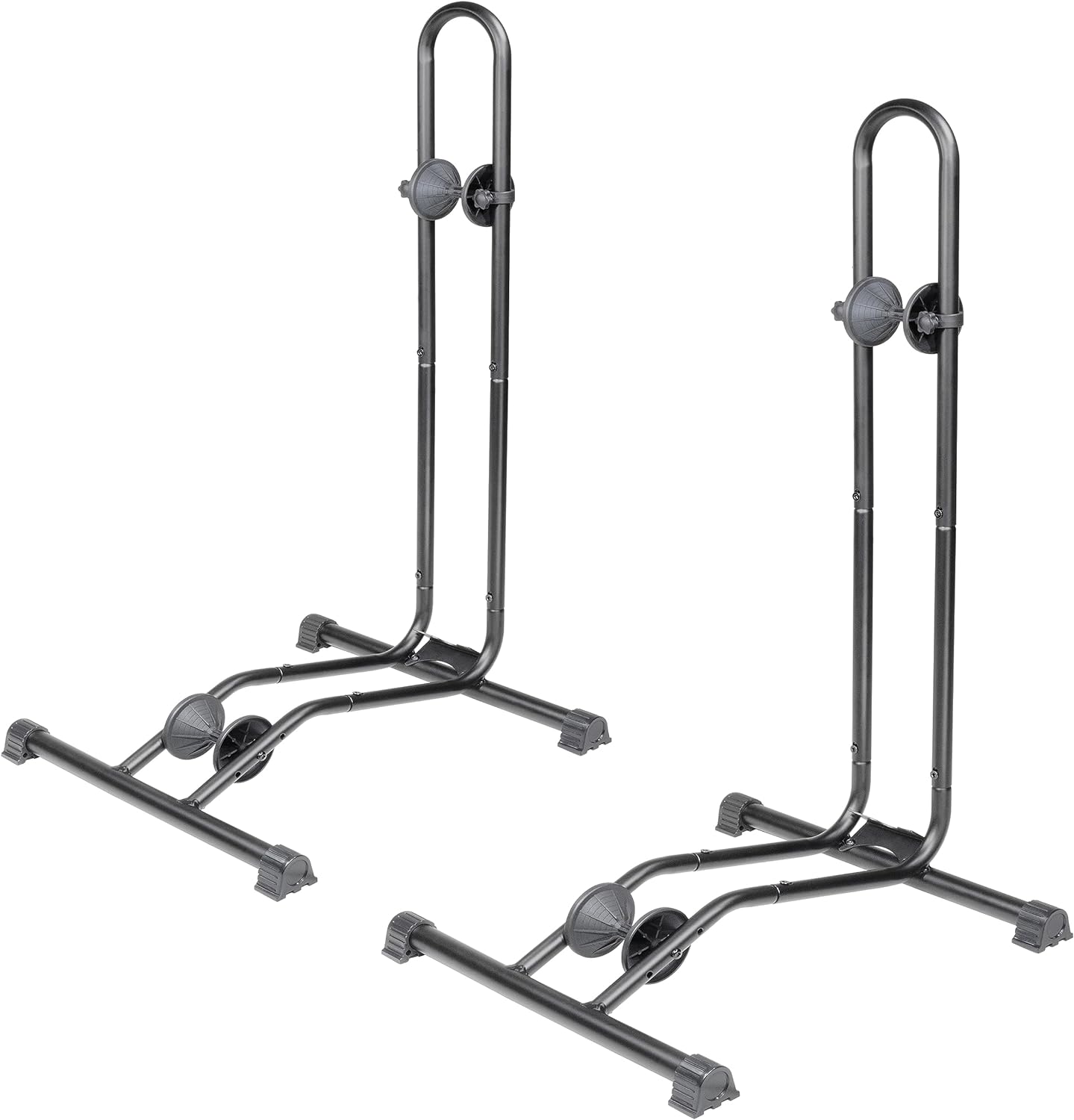 BIKE HAND Floor Stand Parking Rack - for 20"-29" Mountain MTB & Road Bikes with Tire Width up to 2.4" - Bicycle Indoor Outdoor Garage Storage - 2 Pack