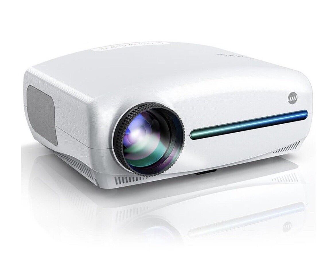 $15 off!!! VIVIMAGE Explore 3 Projector for Outdoor Movies, 6800 Lux Full HD 300 Inch Native 1080P Projector 60Hz Compatible TV Stick, 2 HDMI, VGA, Smartphone, PC, TV Box, PS4, ±40° Electronic Keystone Correctio