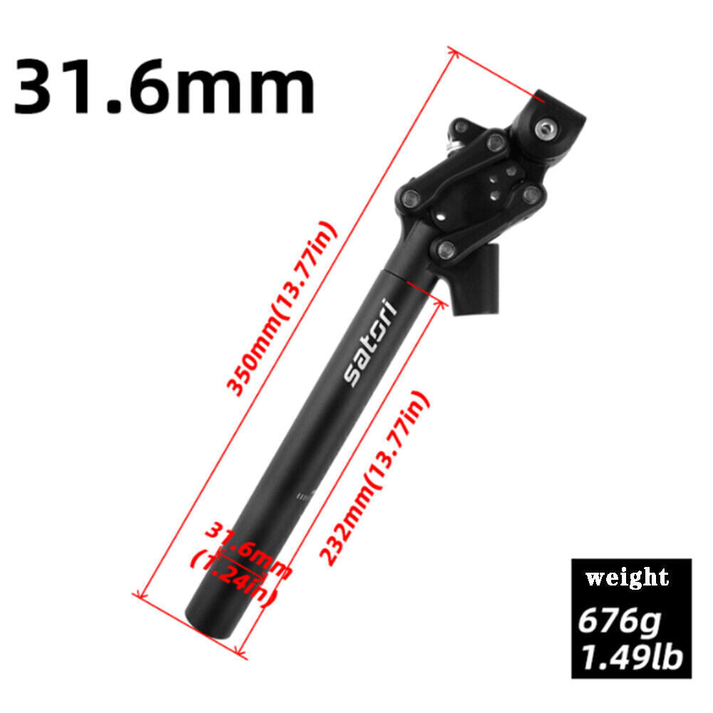 $10 off!!! SATORI Animaris Bicycle Suspension Seatpost 27.2 30.9 31.6mm free shipping US stock