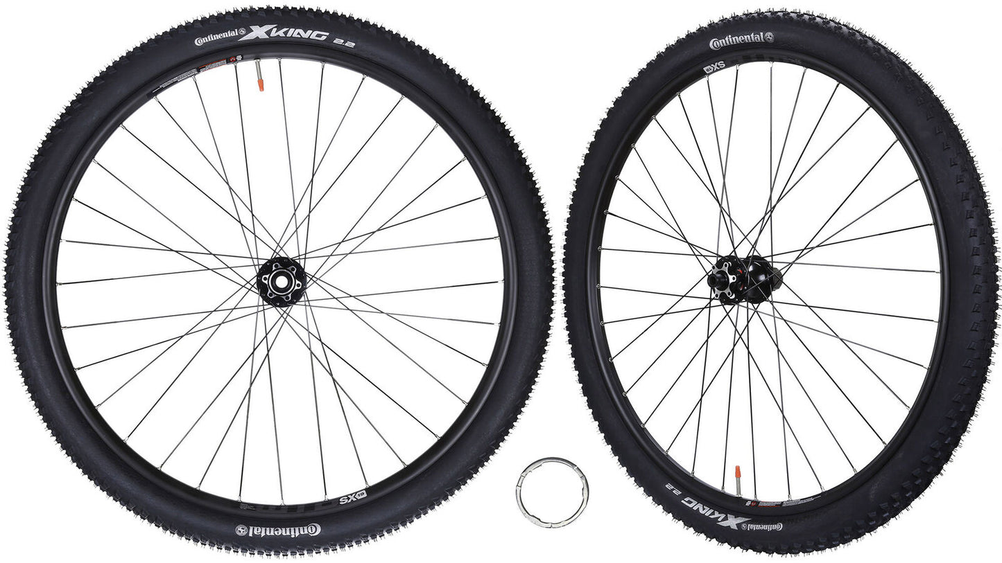 WTB SX19 Mountain Bike Bicycle Novatec Hubs & Tyres Wheelset 11s 29" Thru Axle