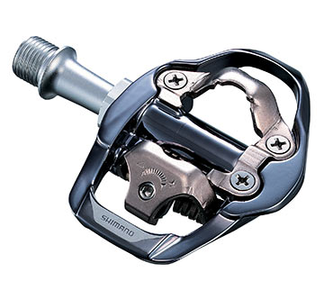 Shimano ULTEGRA Level PD-A600 Gray Alloy Clipless SPD Road Pedals with claats