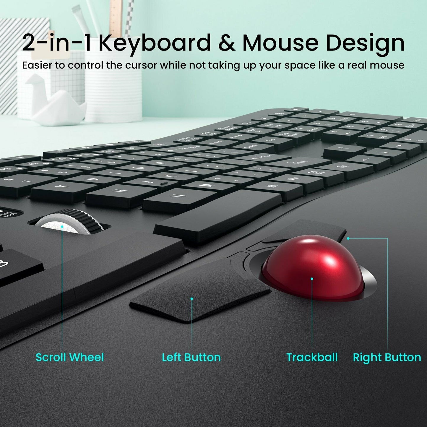 65% off walmart!!!VictSing Ergonomic Split Bluetooth gamming Keyboard for Windows & MAC