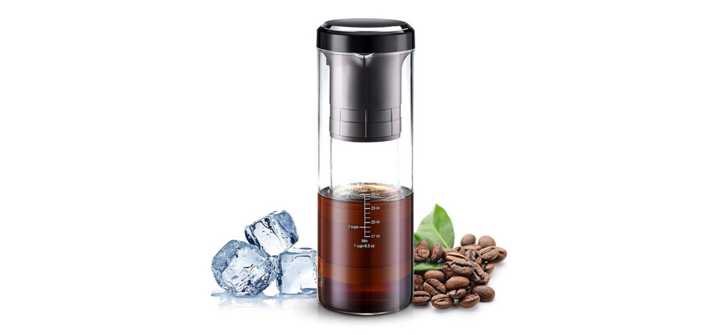 50% off alibaba!!! Cold Brew Electric Coffee Maker POOKIN Iced Coffee & tea Maker